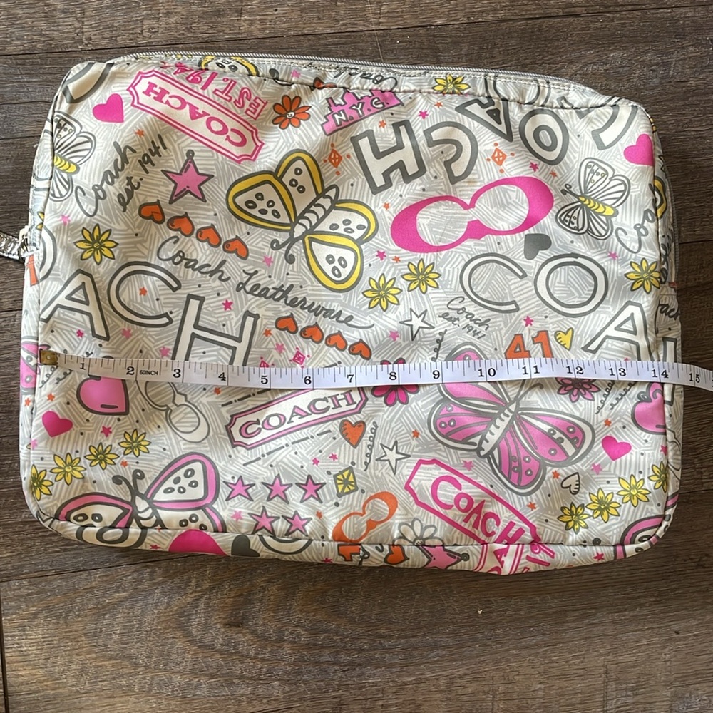 Coach poppy laptop sleeve - Picture 7 of 8